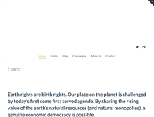 Tablet Screenshot of earthsharing.org.au